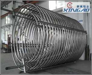 鈦盤管 制造好驗收結(jié)束！